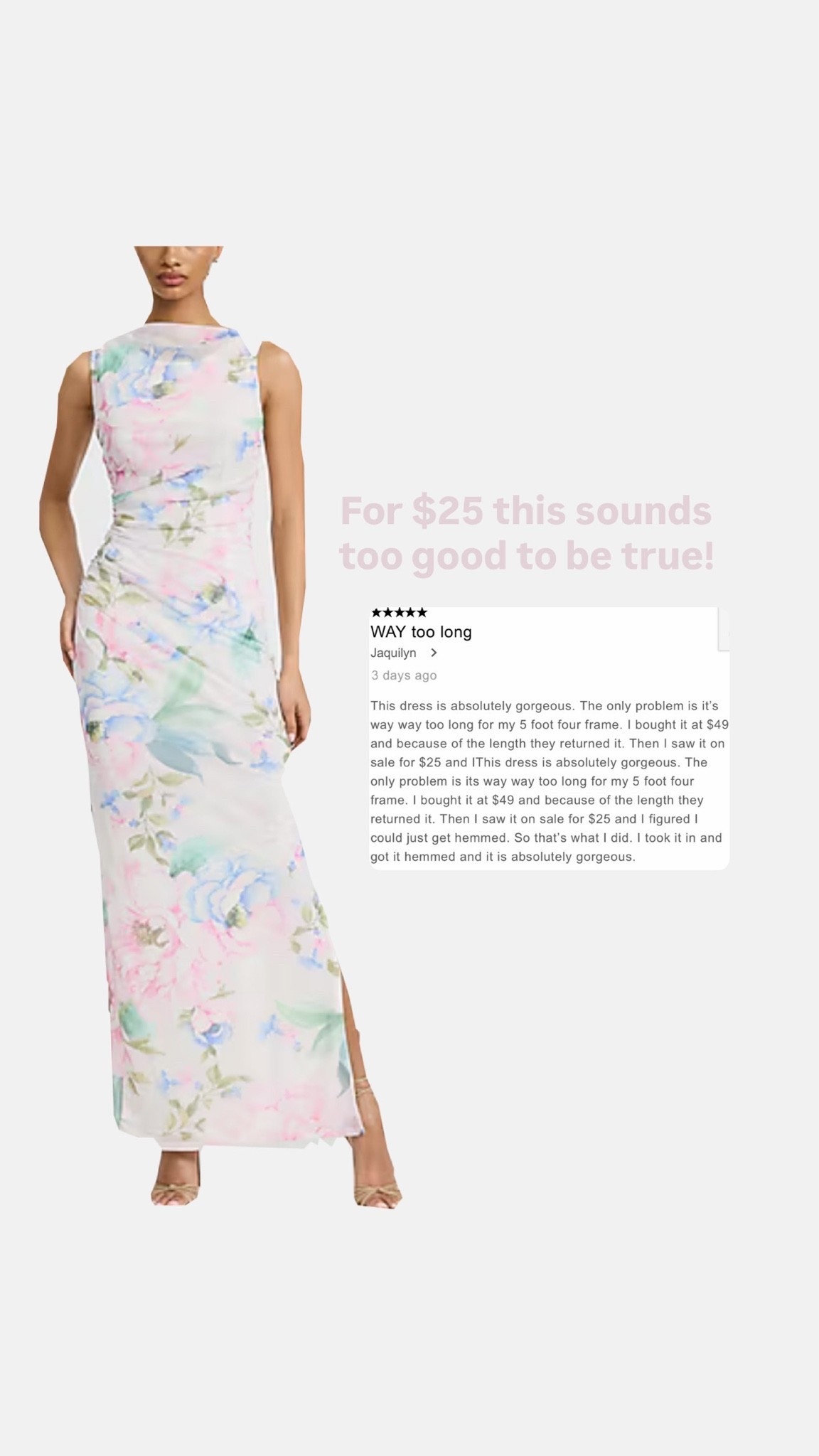 Just grabbed this maxi dress

#LTKTall #LTKSaleAlert #LTKSeasonal