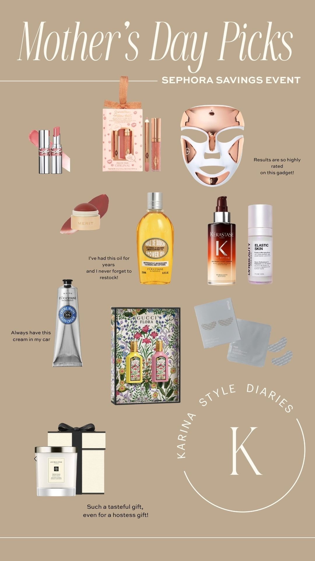 A few picks from the Sephora sale that make tasteful gifts for Mother’s Day! Take advantage of the sale for up to 30% off with code SPRINGSALE before the sale ends! 

#LTKMothersDay #LTKselfcare #LTKBeauty