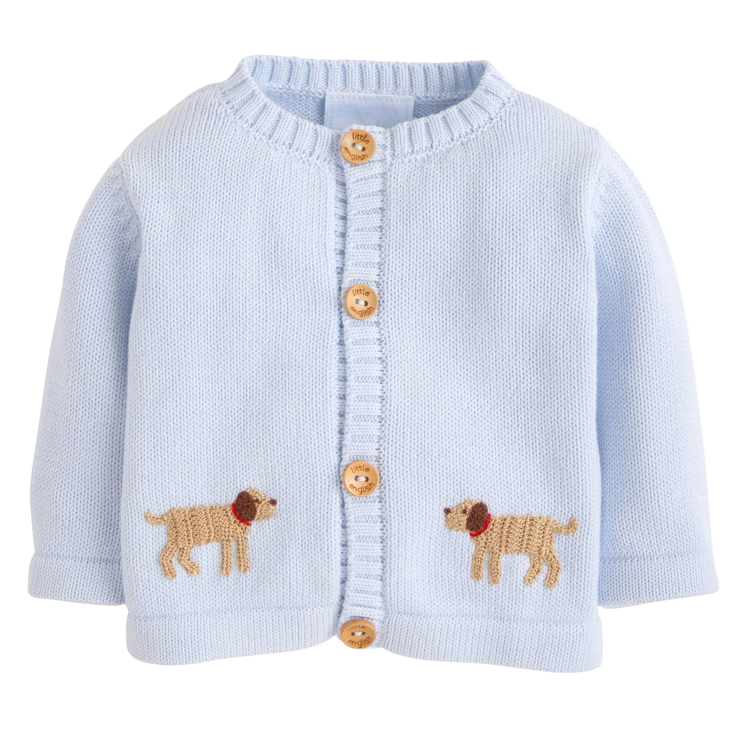 Baby Sweater With Dog - Lab Crochet | Little English