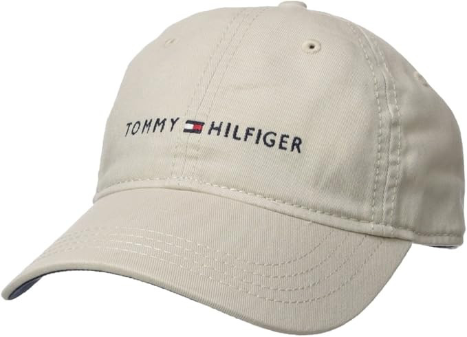 Tommy Hilfiger Men's Cotton Logo Adjustable Baseball Cap | Amazon (US)