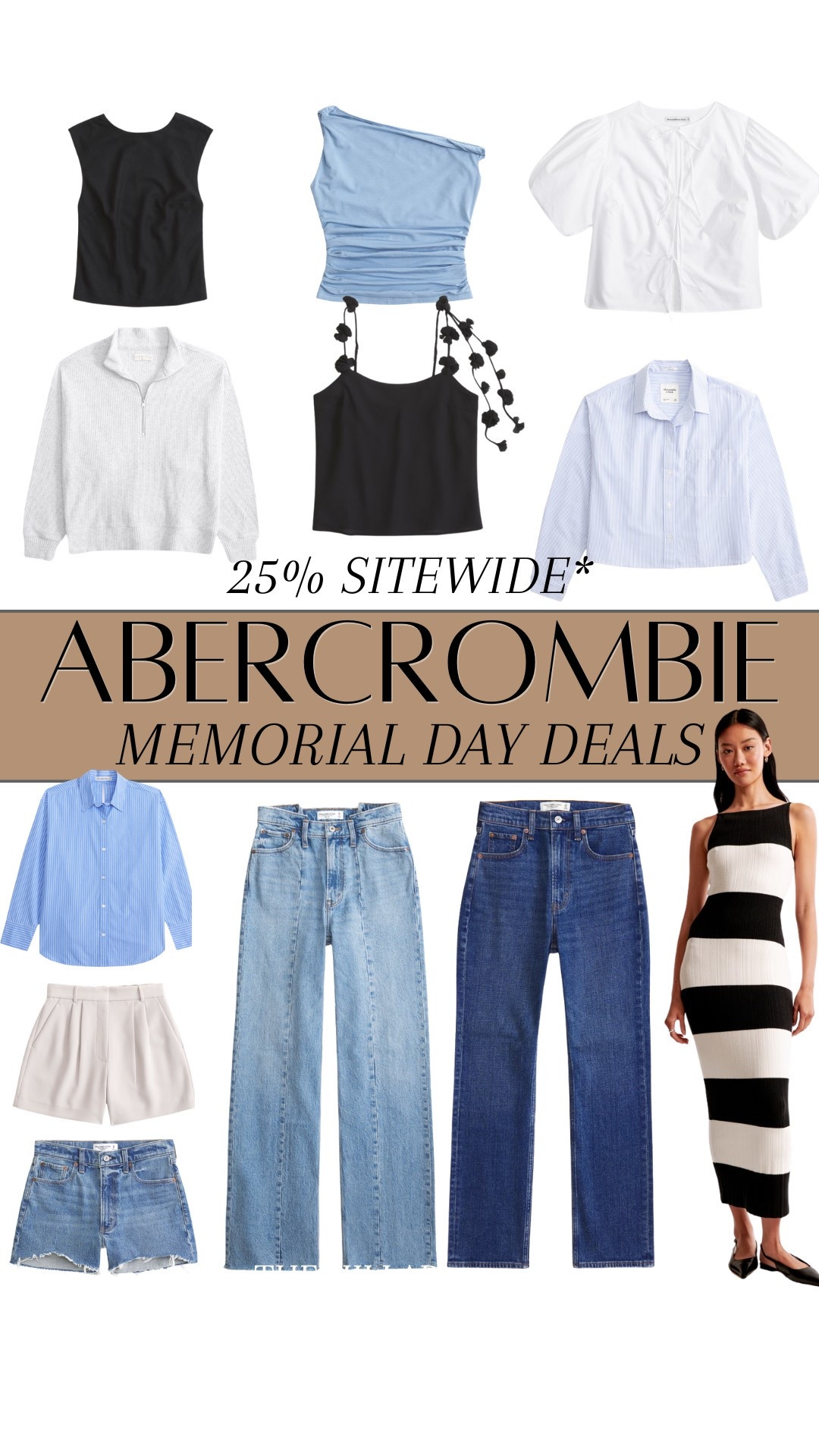 Abercrombie’s 25% off everything and I couldn’t help but grab a few more of the pieces I’ve been eyeing (and already love). I threw in some extras too because the good ones always go fast.

#LTKStyleTip #LTKOver40 #LTKSaleAlert