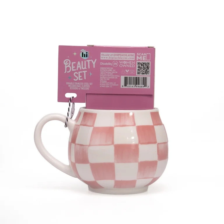 Hi Peach Layne Mother's Day Pink Coffee Mug and Manicure Set | Walmart (US)