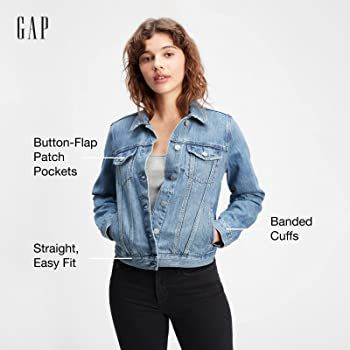 GAP Women's Icon Denim Jacket | Amazon (US)