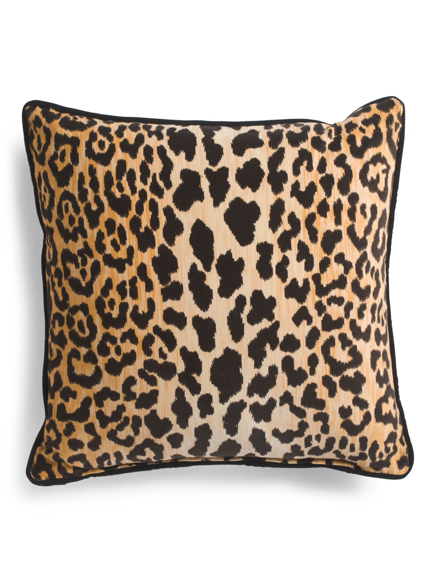 Made In Usa 22x22 Velvet Animal Print Pillow | TJ Maxx