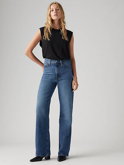 Levi's Ribcage Wide Leg Women's Jeans 31x32 | Levi's US