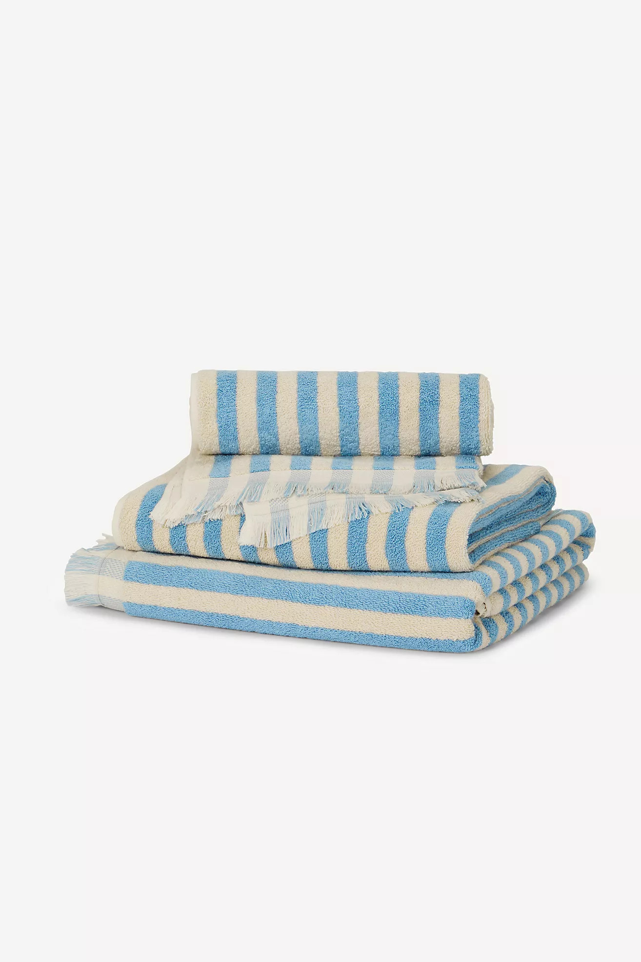 Piglet in Bed Pembroke Stripe Cotton Towel Collection | Anthropologie (US)