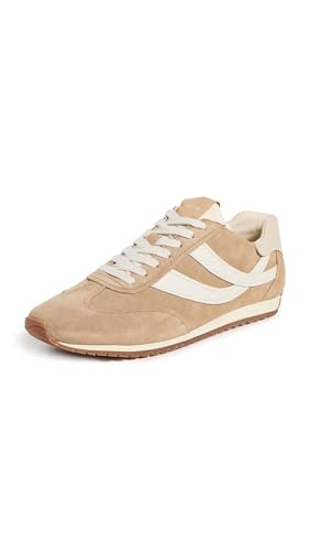Vince Women's Oasis Runner Sneakers, Camel/White, 8 Medium US | Amazon (US)