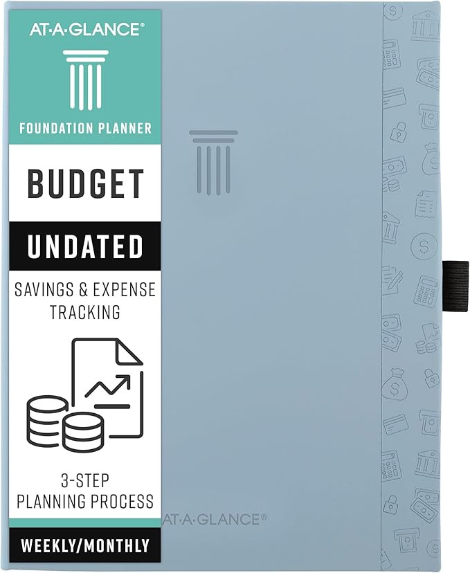 AT-A-GLANCE Budget Planner, Undated Bill Organizer, Weekly & Monthly Expense and Savings Tracker,... | Amazon (US)