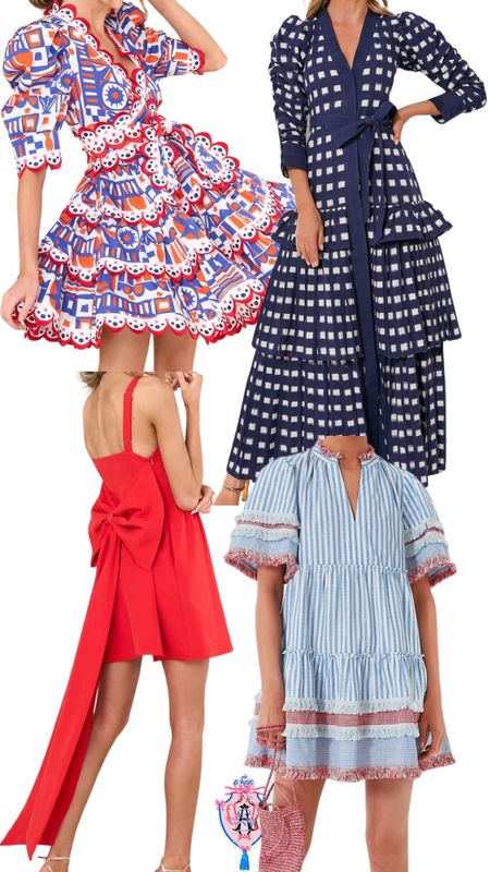 Red white & blue dress options - Memorial Day - 4th of July - outfit ideas - American - dresses 

#LTKstyletip #LTKSeasonal #LTKFind