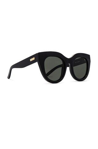 Le Specs Air Heart Sunglasses in Black & Gold from Revolve.com | Revolve Clothing (Global)