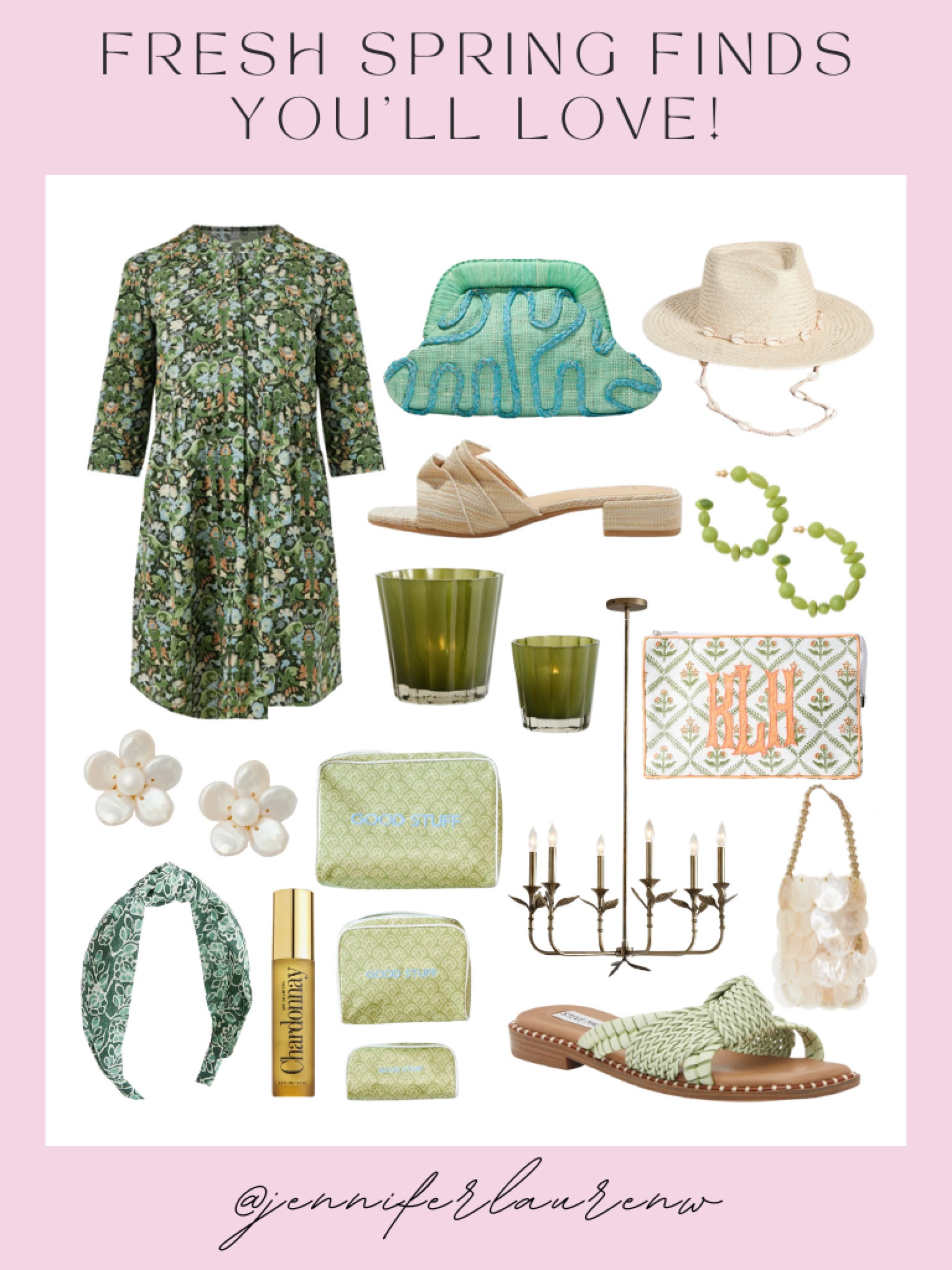 Spring is in the air, and so is this gorgeous green edit! Fresh, vibrant, and effortlessly chic—these spring finds are perfect for a seasonal refresh. Who else loves a pop of green? #SpringRefresh
#GreenSpring #SpringFinds #FreshAndVibrant #WardrobeRefresh #EffortlessStyle #ChicAndTimeless #SpringVibes #SeasonalFavorites #PopOfGreen #StyleInspo



#LTKSeasonal #LTKStyleTip #LTKItBag