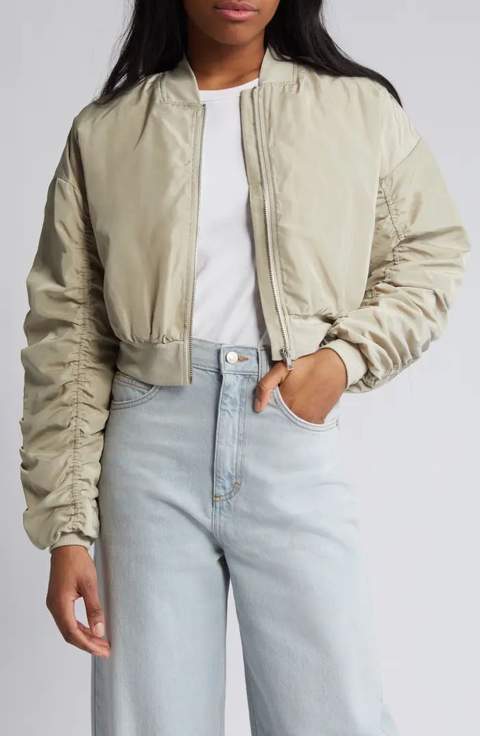 Noisy may Candy Crop Bomber Jacket | Nordstrom | Nordstrom