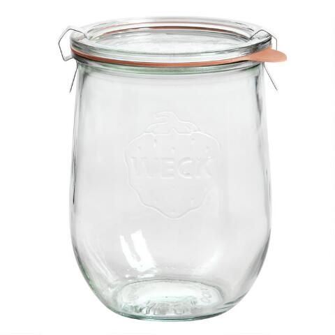 Medium Glass Weck Tulip Jar | World Market