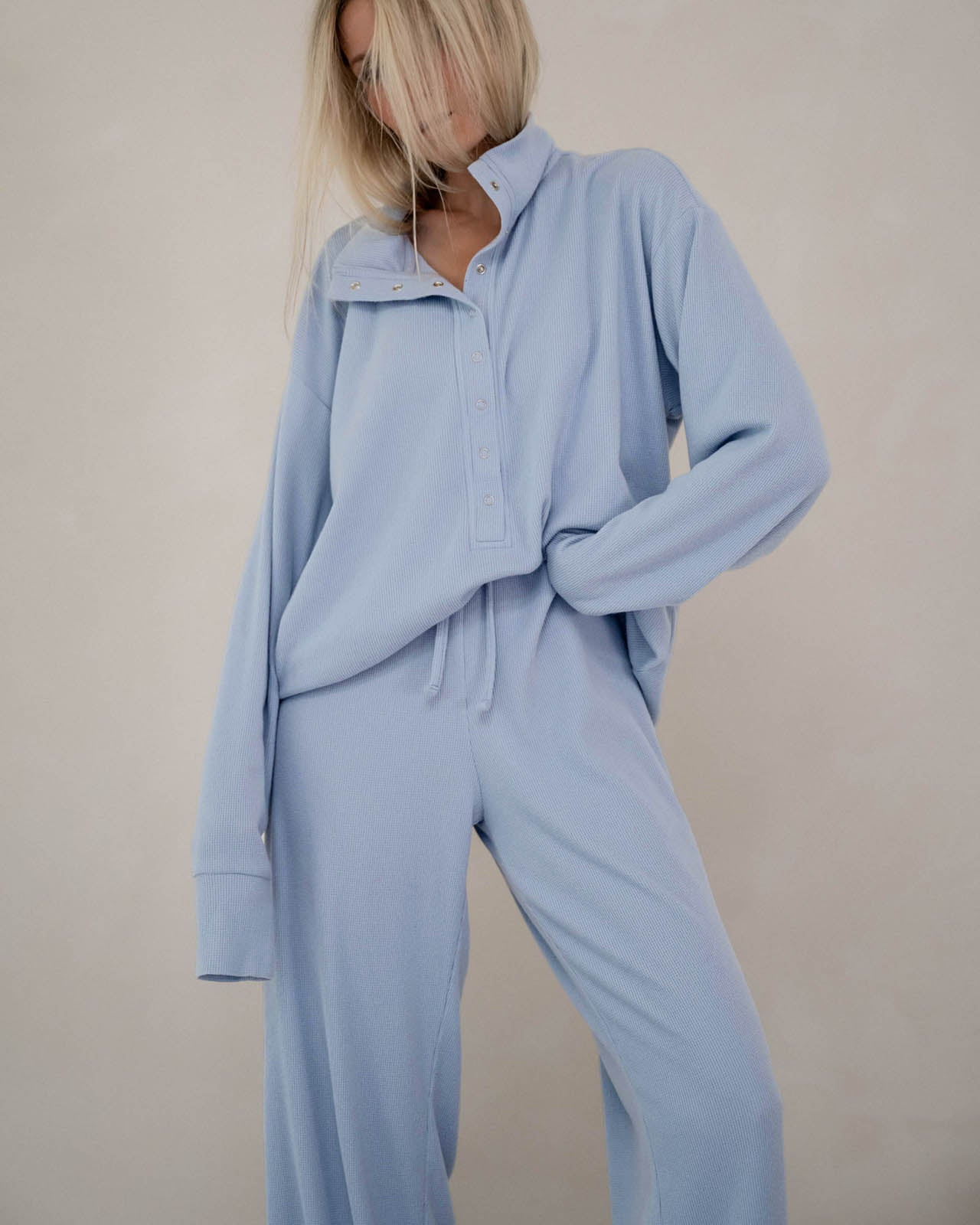 Splendid - Alpine All Day Waffle Knit PJ Set - Alpine | Splendid