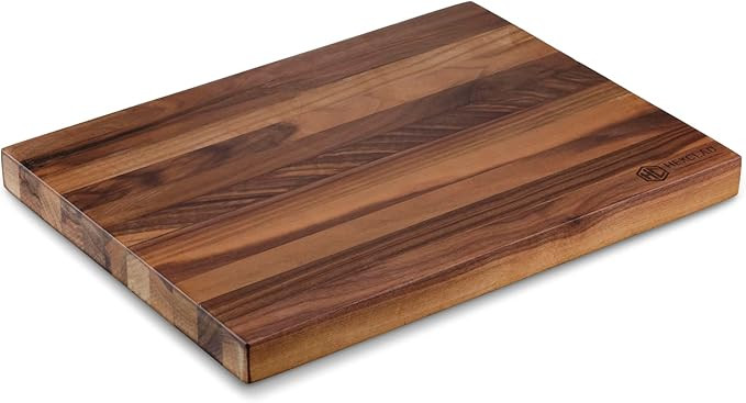 HexClad Medium Walnut Cutting Board, Reversible, Premium Hardwood, Great For Chopping, Cutting, o... | Amazon (US)