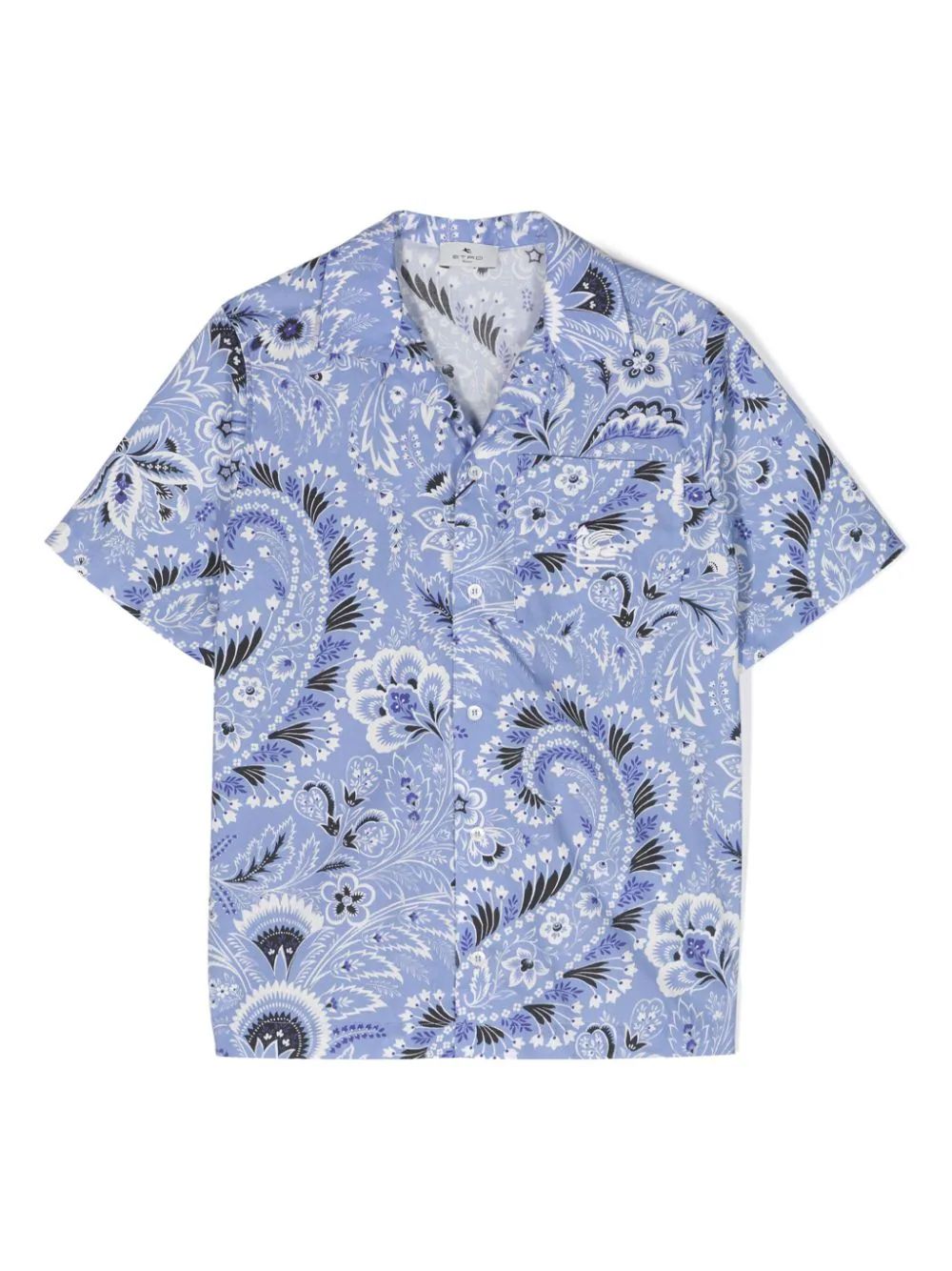 The DetailsETRO KIDSPaisley-print cotton shirtMade in ItalyHighlightsblue cotton paisley print ca... | Farfetch Global