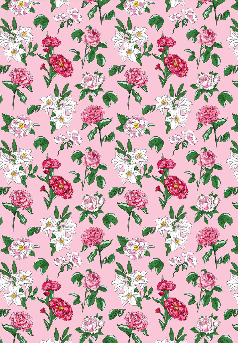 Flirty Floral Gift Wrap Sheets | Taylor Beach Design