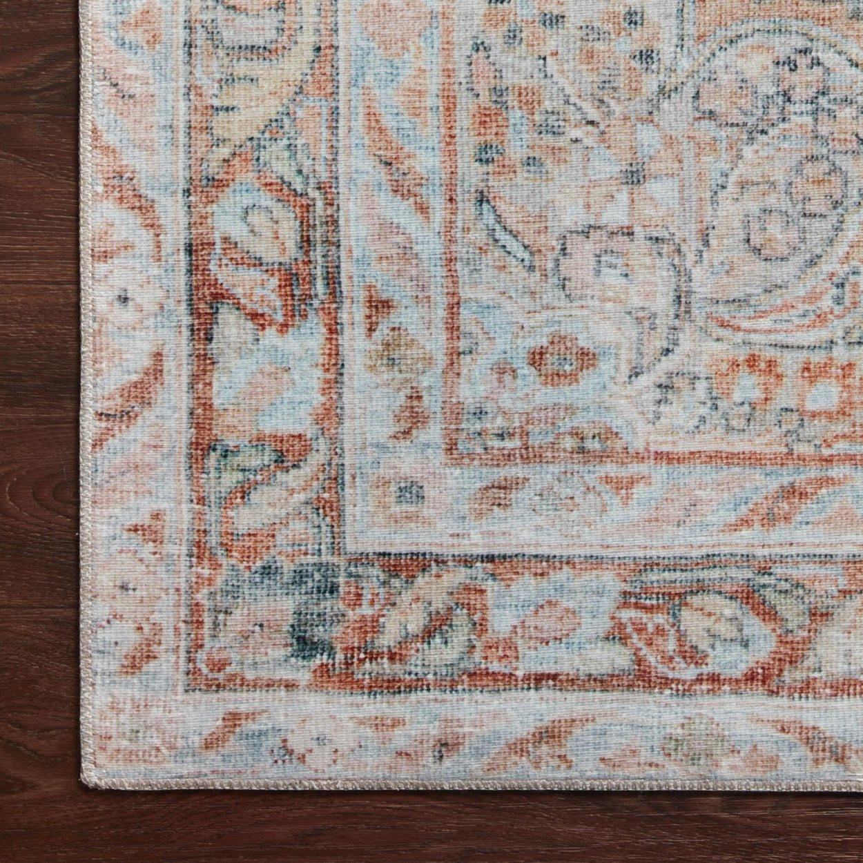 Lenna Ocean Apricot Rug | Magnolia