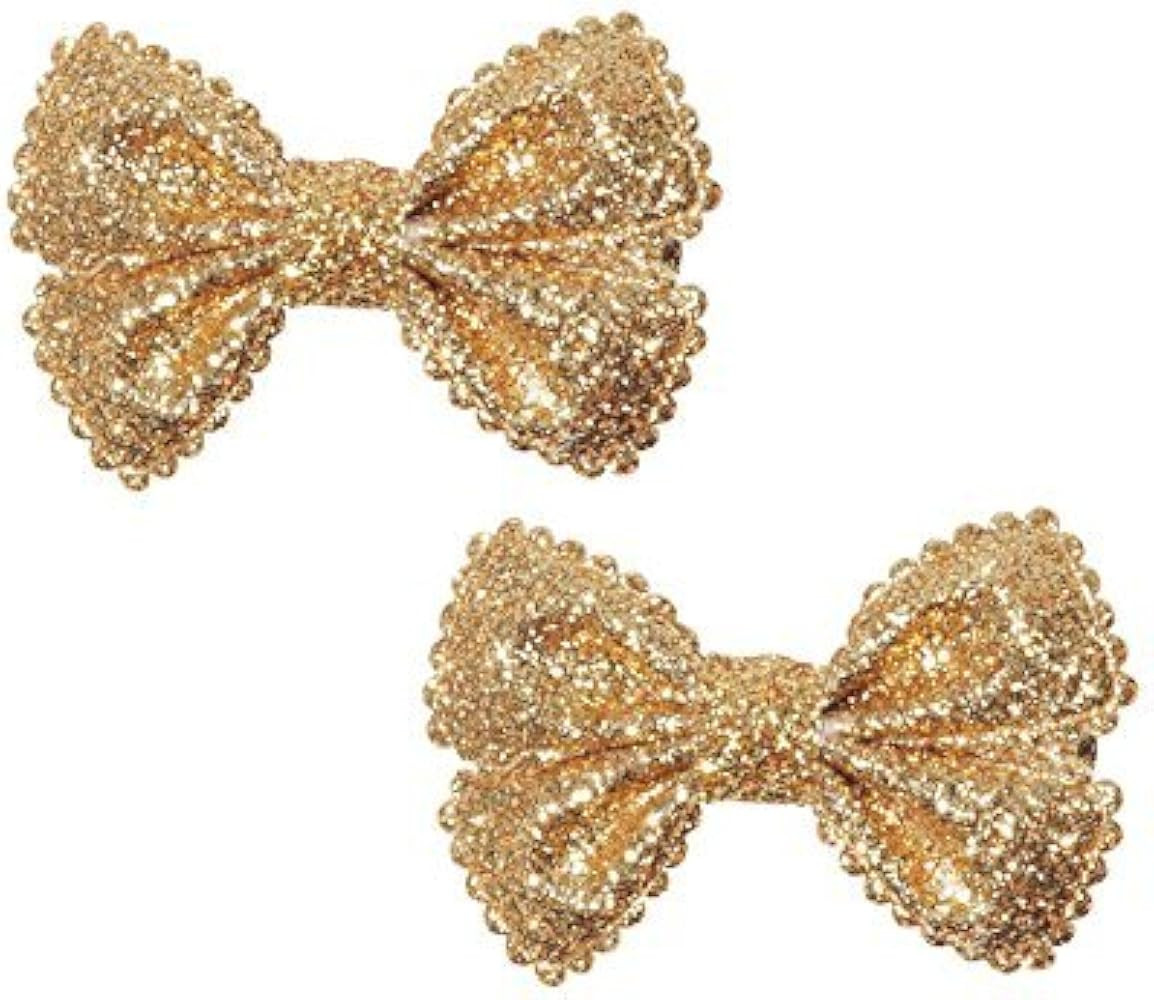 Anna Belen"Ariana" Glitter Bow Hair Clip (2 Pieces) | Amazon (US)