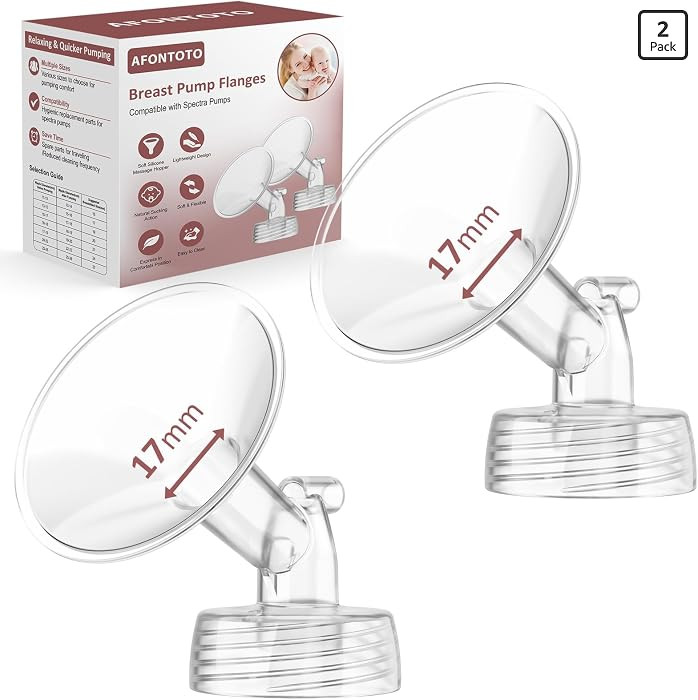 17mm Flanges Compatible with Spectra S2 S1 9 Plus Synergy Gold Breastpump, Not Original Spectra R... | Amazon (US)