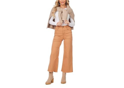 Mud Pie Women's Crawford Wide Leg Jeans Orange | Amazon (US)