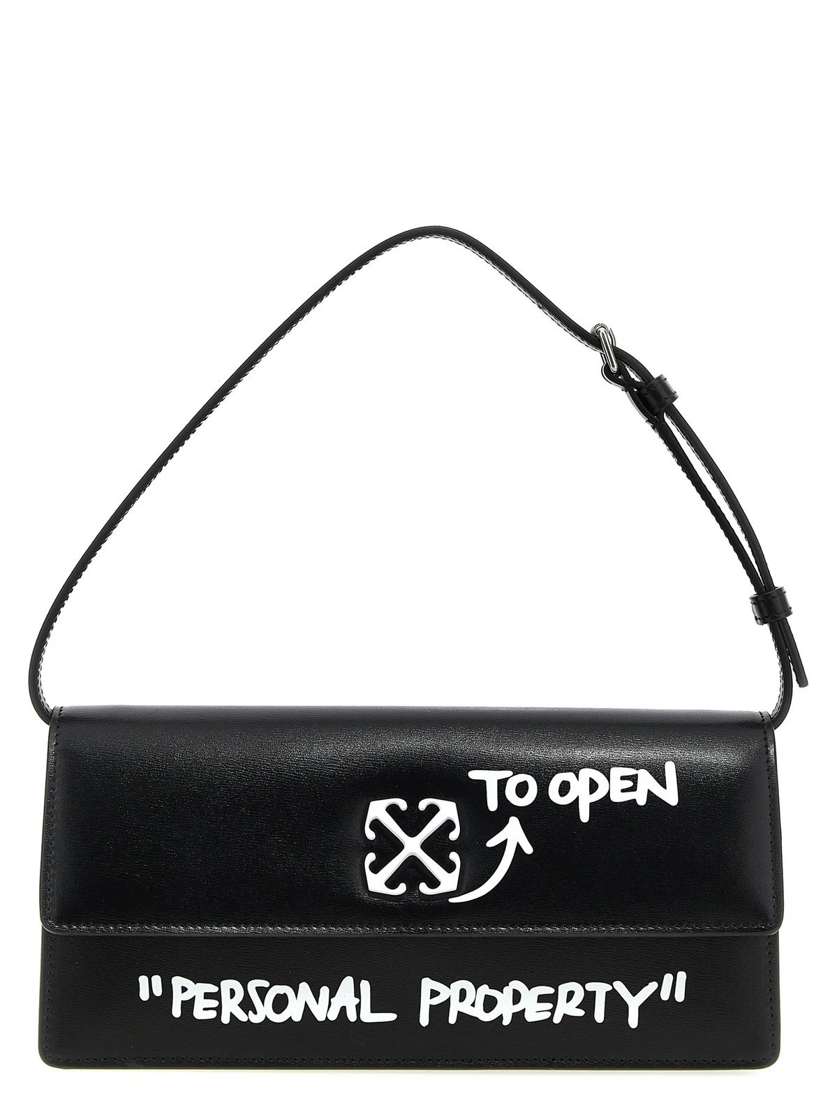 Off-White Jitney 1.0 Logo Plaque Shoulder Bag | Cettire Global