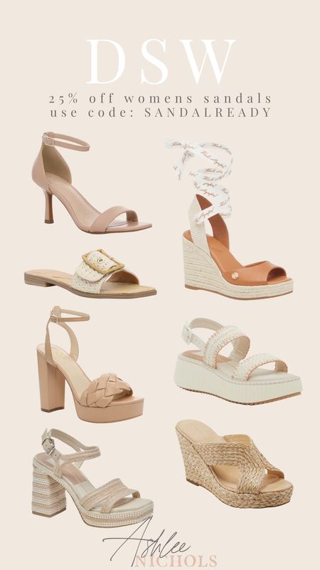 Dsw 25% off womens styles!! Loving these sandals for the summer - all on sale now!! Don’t forget to use code: SANDALREADY

dsw, Steve Madden, dolce vita, shoes on sale, sandals, summer styled 

#LTKsalealert #LTKSeasonal #LTKstyletip