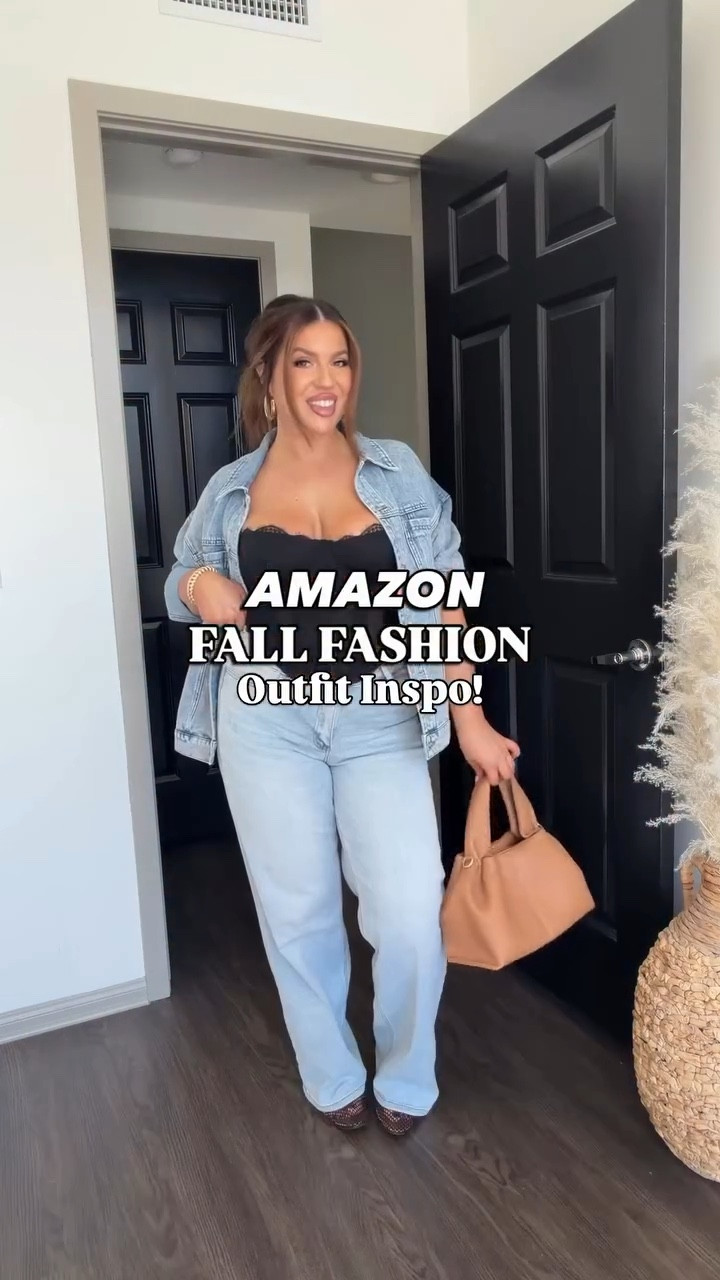 Amazon Fall Outfits I’m Loving! 

Shop this look here or on my Amazon Storefront🫶🏼

5 Amazon Fall Outfits; which is your favorite look?! 👀 I’m loving how versatile all these looks are! Whether you have a date night, girl’s night out, or any upcoming Fall events; these looks are great options! Curve-friendly, high-quality, and super cute for the Fall!

Sizing Details 👇🏼
Look 1️⃣: Wearing trousers in size 12, bodysuit is currently OOS so I linked up similar styles!
Look 2️⃣: Wearing a L in the corset and jacket (corset is stretchy) and a 31 in the jeans (super stretchy).
Look 3️⃣: Wearing a L in the bodysuit (linked deep-V bra and nippies) Wearing a L in the wrap-style tummy coverage skirt!
Look 4️⃣: Wearing my reg L in the dress, also linked my fav wide-calf friendly boots!
Look 5️⃣: I’m wearing my reg L (dress is TTS and minimal stretch!)

#fallfashion2025 #midsizefallfashion #amazonfallfashion 

#LTKMidsize #LTKStyleTip #LTKSeasonal