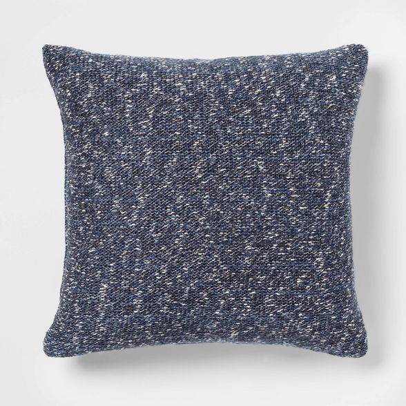 Oversize Square Marled Sweaterknit Throw Pillow - Threshold™ | Target