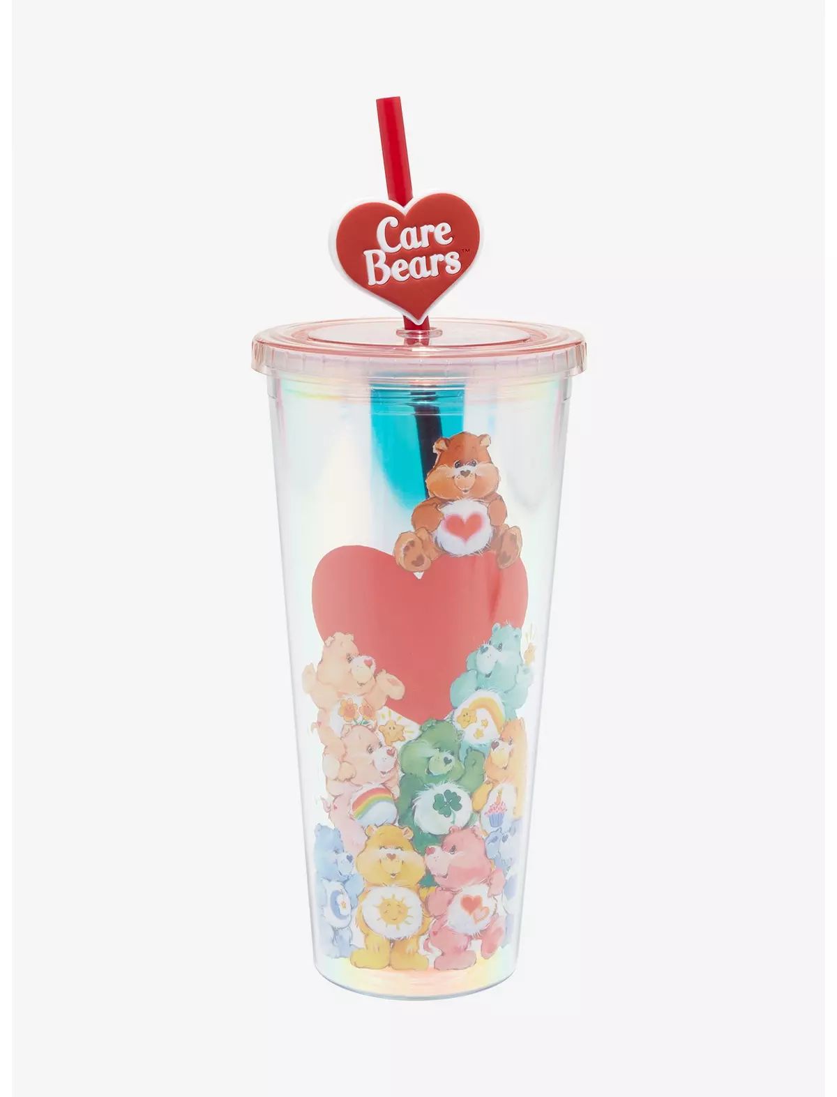 Care Bears Iridescent Charm Acrylic Travel Cup | Hot Topic