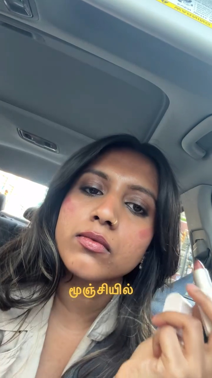 Therapy?? Nah just do double blush😌

Lipsticks links are on my LTK😭

( Tamil, life in canada, Toronto, content creator)