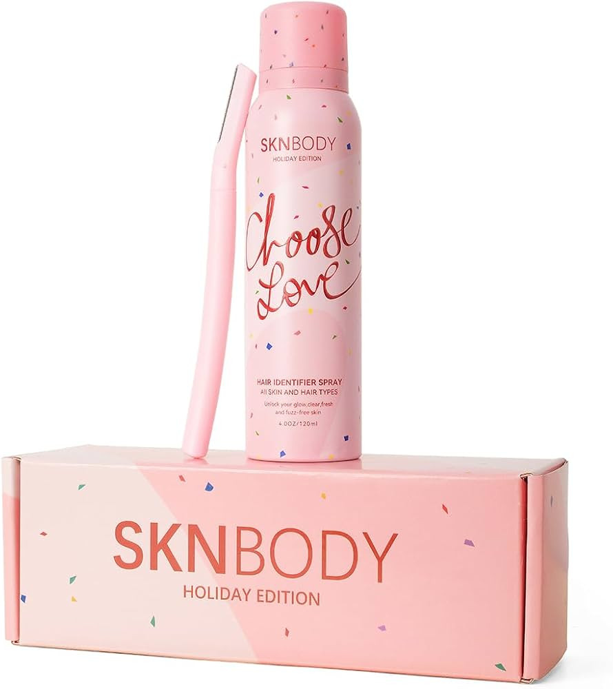 SKNBODY Hair Identifier Spray Sepcial Edtion Facial Hair Removal Kit with 4 Razors, Dermaplaning ... | Amazon (US)