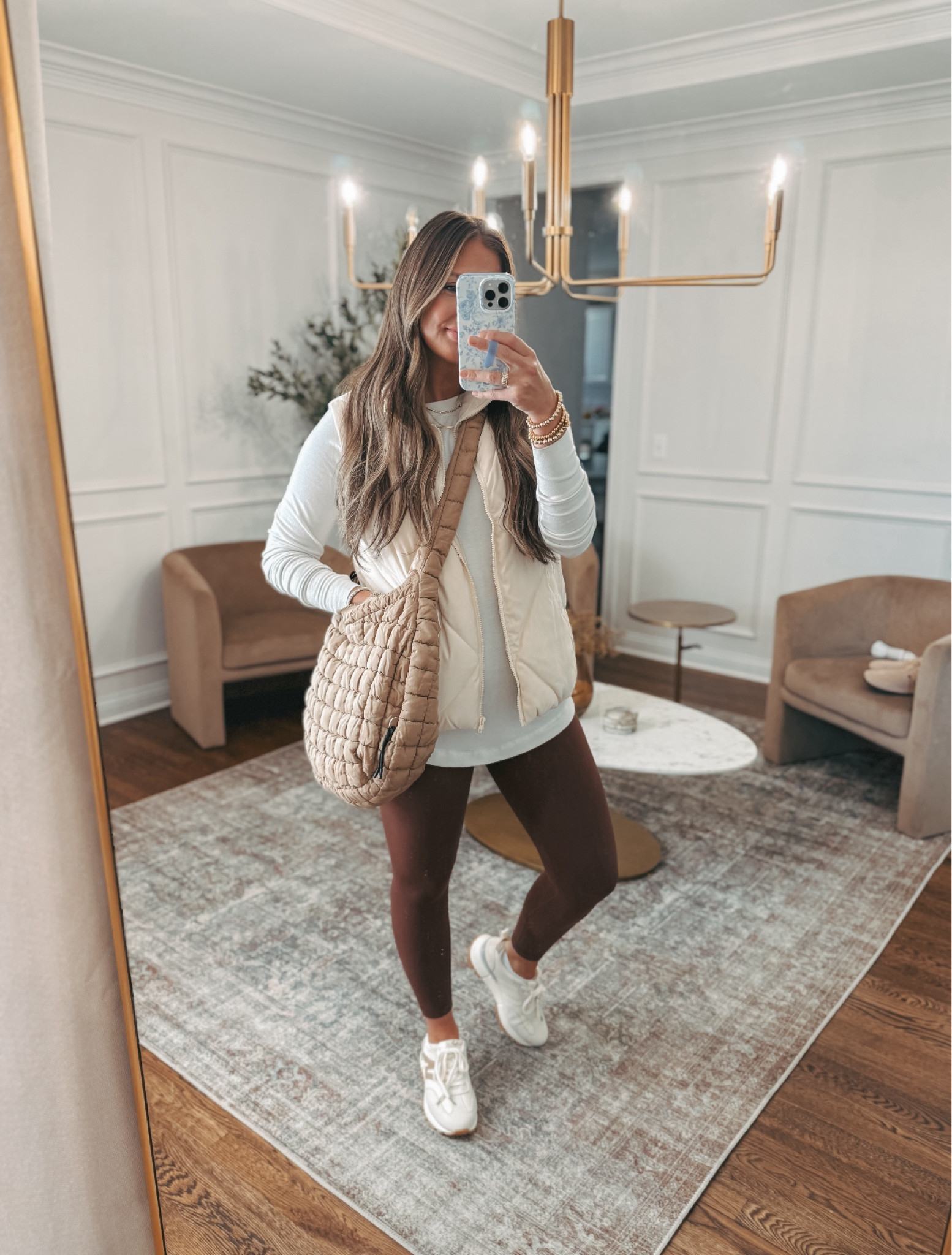 Fall casual vest look- A postpartum friendly look for fall! 

#LTKSeasonal #LTKFindsUnder50 #LTKStyleTip