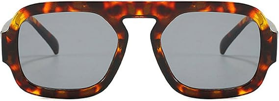 willochra Luxury Square Sunglasses For Women Vintage Orange Pilot Sun Glasses Female Fashion Poly... | Amazon (US)