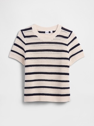 Relaxed Crochet Top | Gap Factory