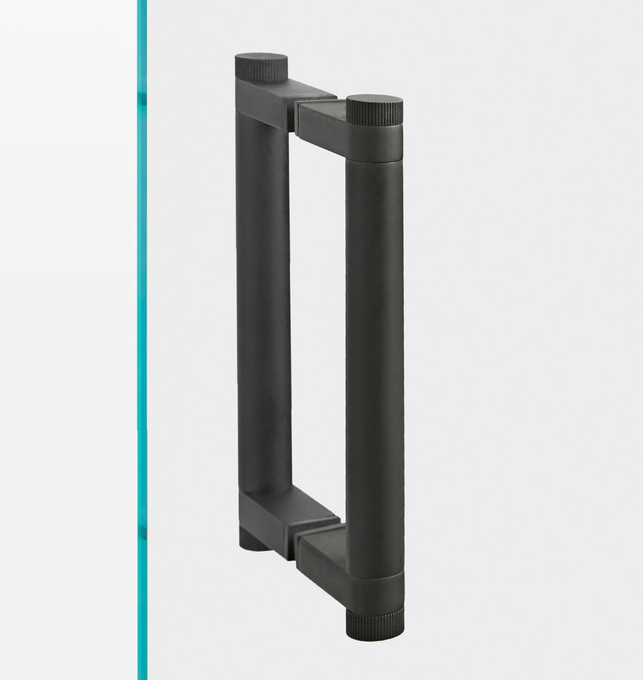 6" West Slope Shower Door Pull
 | Rejuvenation | Rejuvenation