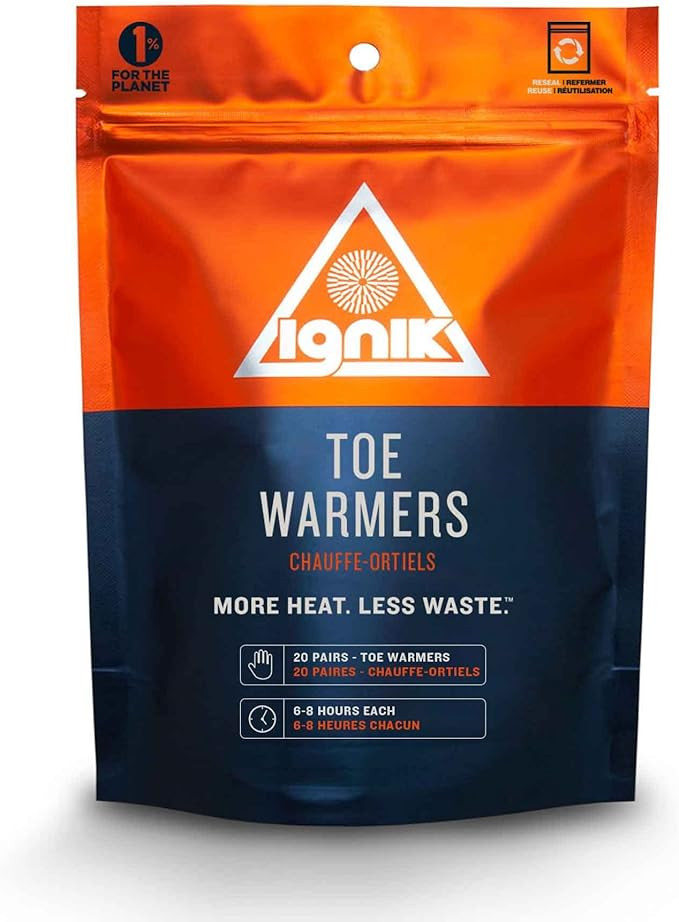 Ignik 8-Hour Compostable Toe Warmers with Resealable AirBarrier Pouch | Amazon (US)