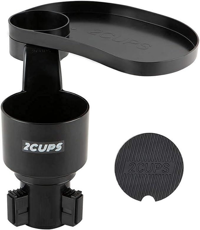 2CUPS Dual Cup Holder Expander and Attachable OvalTray - Compatible with Yeti / Hydro Flasks / Na... | Amazon (US)