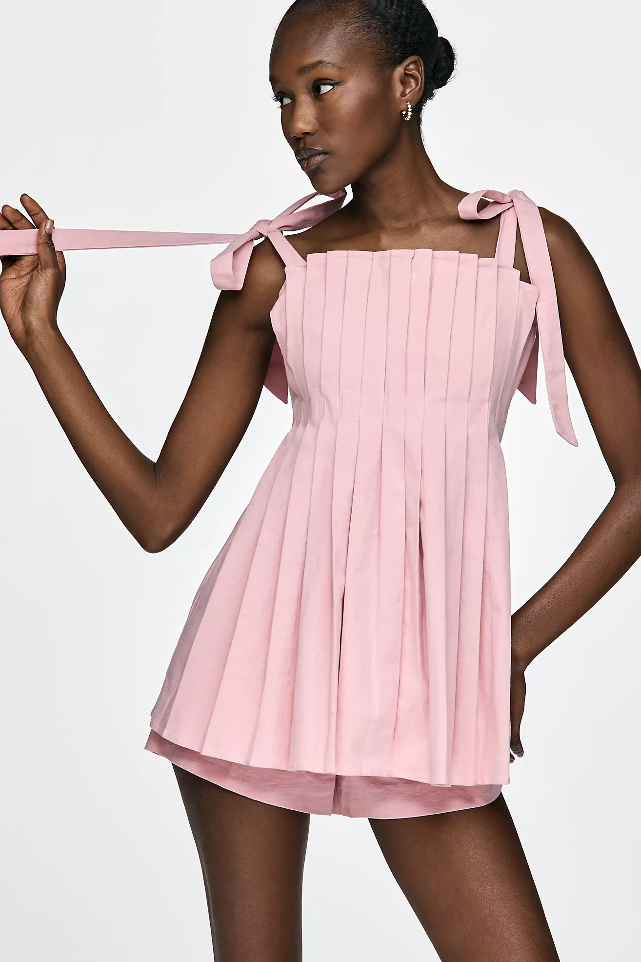 Line & Dot Amnesia Romper | Anthropologie (US)