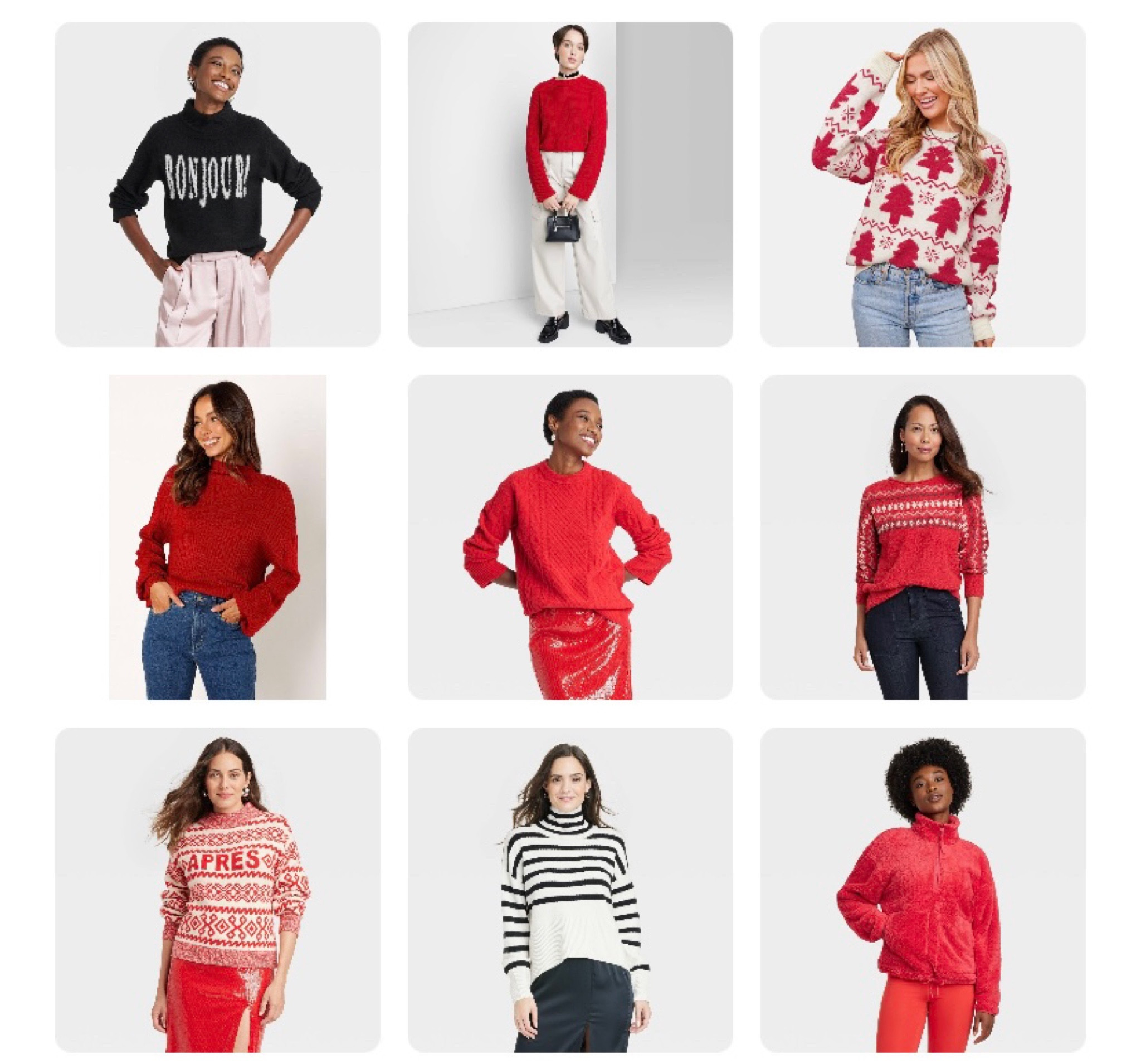 Holiday Sweaters From Target

#LTKmidsize #LTKstyletip #LTKGiftGuide