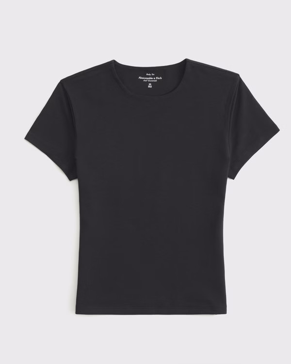 Double-Lined Baby Tee | Abercrombie & Fitch (US)