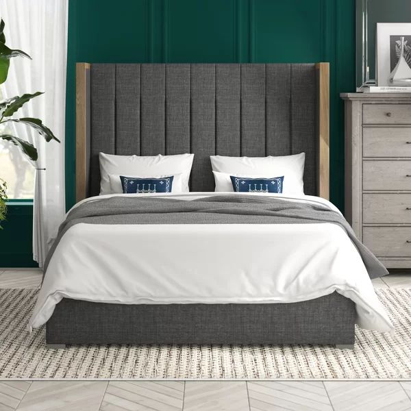 Grasser Upholstered Wingback Bed | Wayfair North America