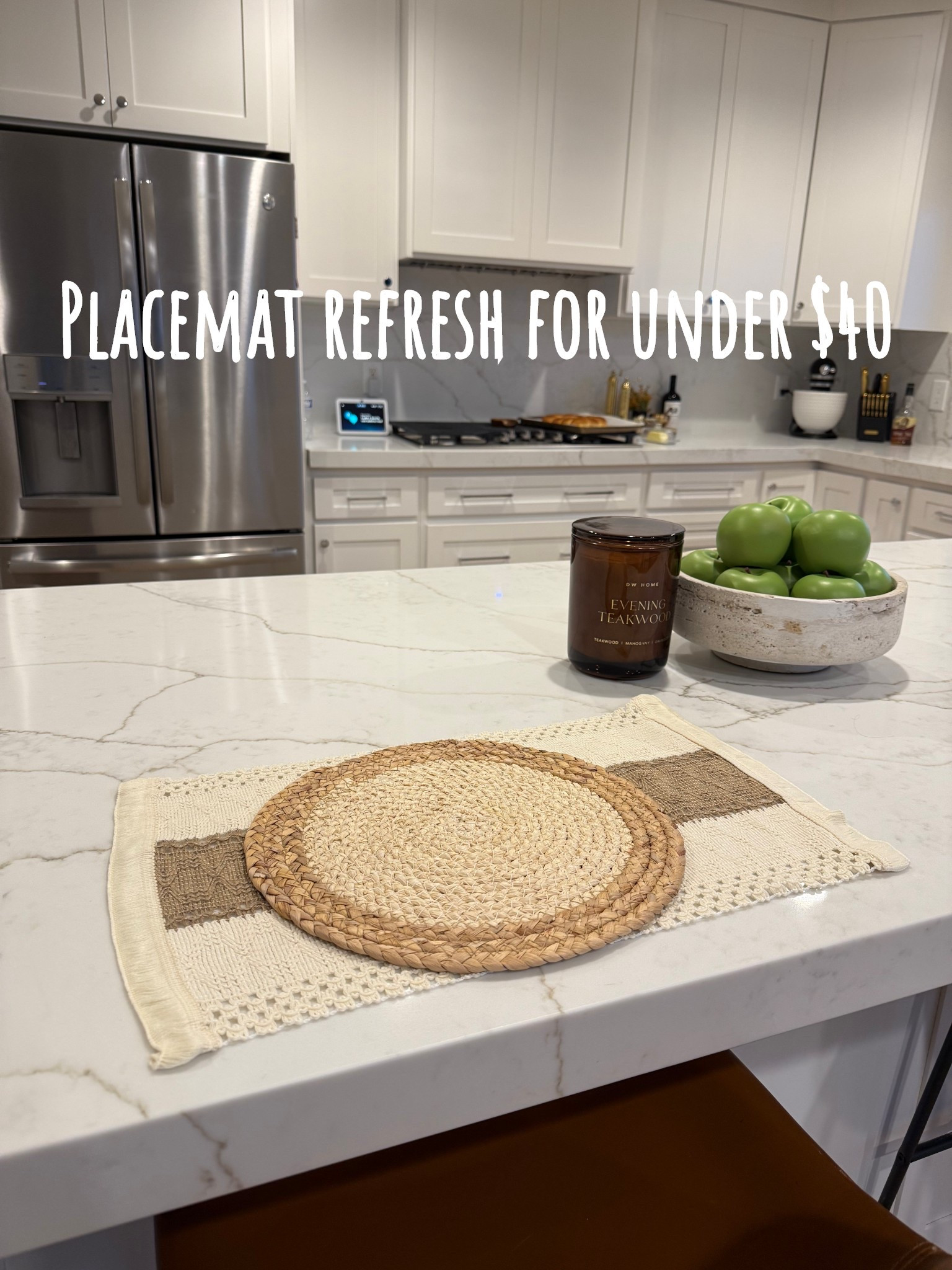 Just got these new placemats that come in this two piece set! 6 place settings on sale for under $35. You can’t beat it 🤩

#LTKSaleAlert #LTKFindsUnder50 #LTKHome