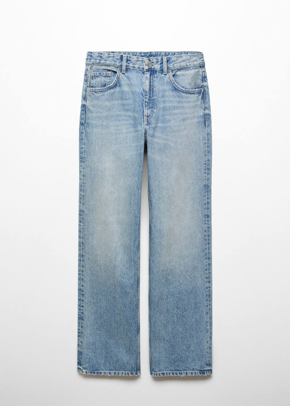 Mid-rise straight jeans -  Women | Mango USA | MANGO (US)