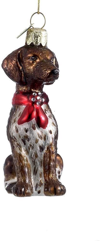 Kurt S. Adler German Shorthairedbr Pointer with Bow Ornament | Amazon (US)