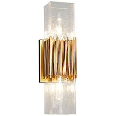 Zavo 2-Light 4.7" Wide Gold Bath Wall Light | www.lampsplus.com | Lamps Plus