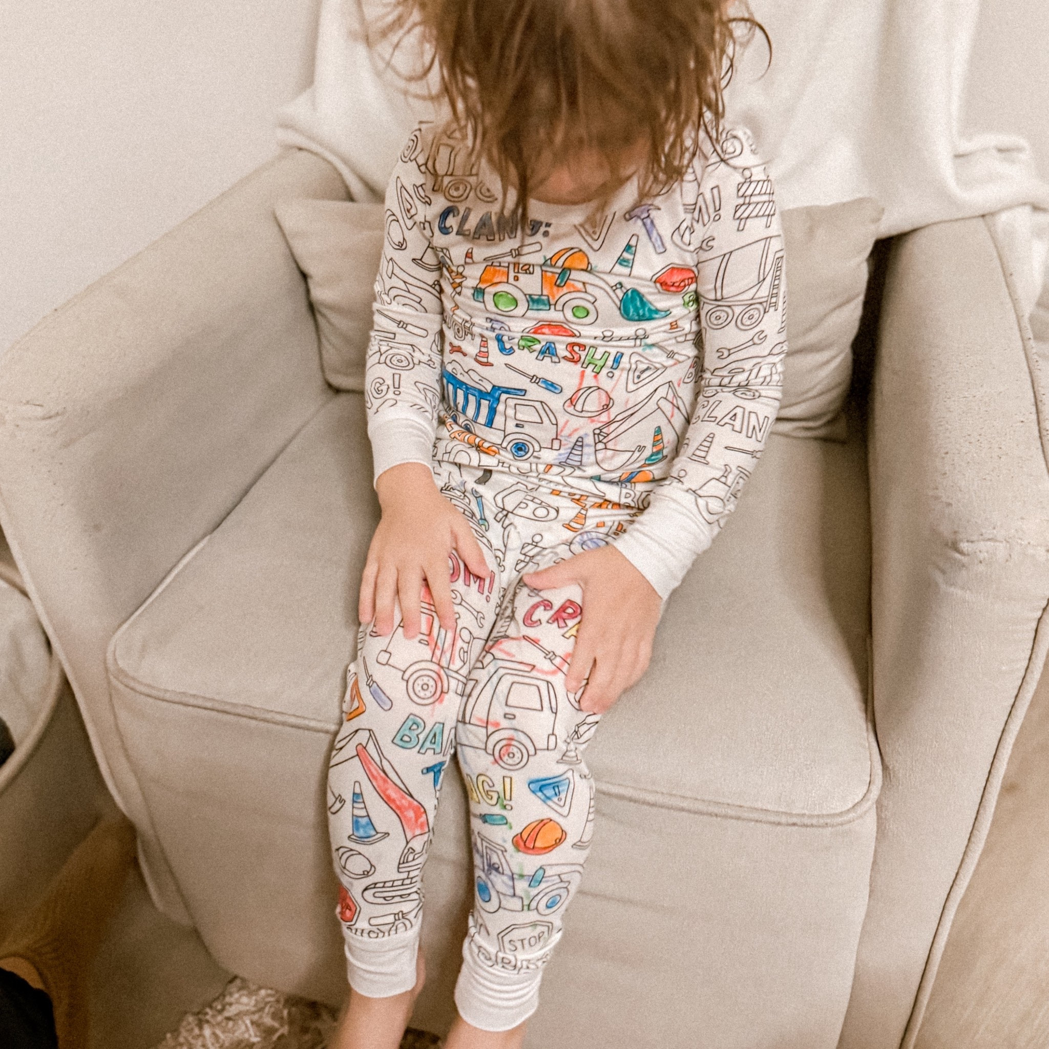 Adorable and fun colorable pajamas from Caden Lane! These make an amazing gift that keeps kids entertained and busy while helping them practice their coloring skills! 

#LTKHoliday #LTKKids #LTKGiftGuide