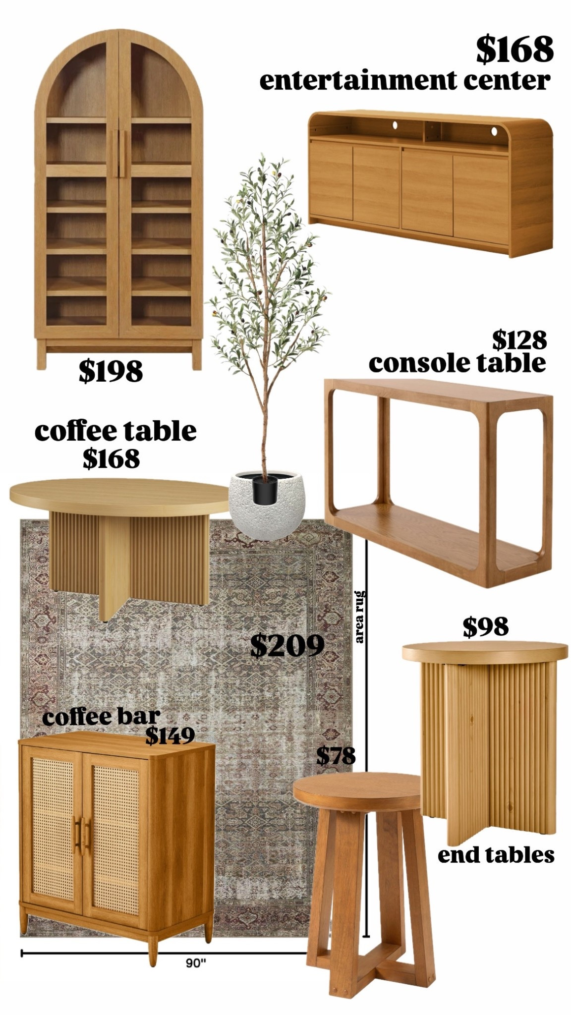 Affordable Home furniture! All from Walmart (rug is from Amazon) 

Side tables 
Coffee bar 
Console table 
Coffee table 

#LTKSaleAlert #LTKHome