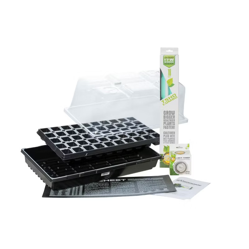 SunBlaster SL1611206 Grow Home Seedling Propagation Beginner Kit with Complete Seed Starting Guid... | Target