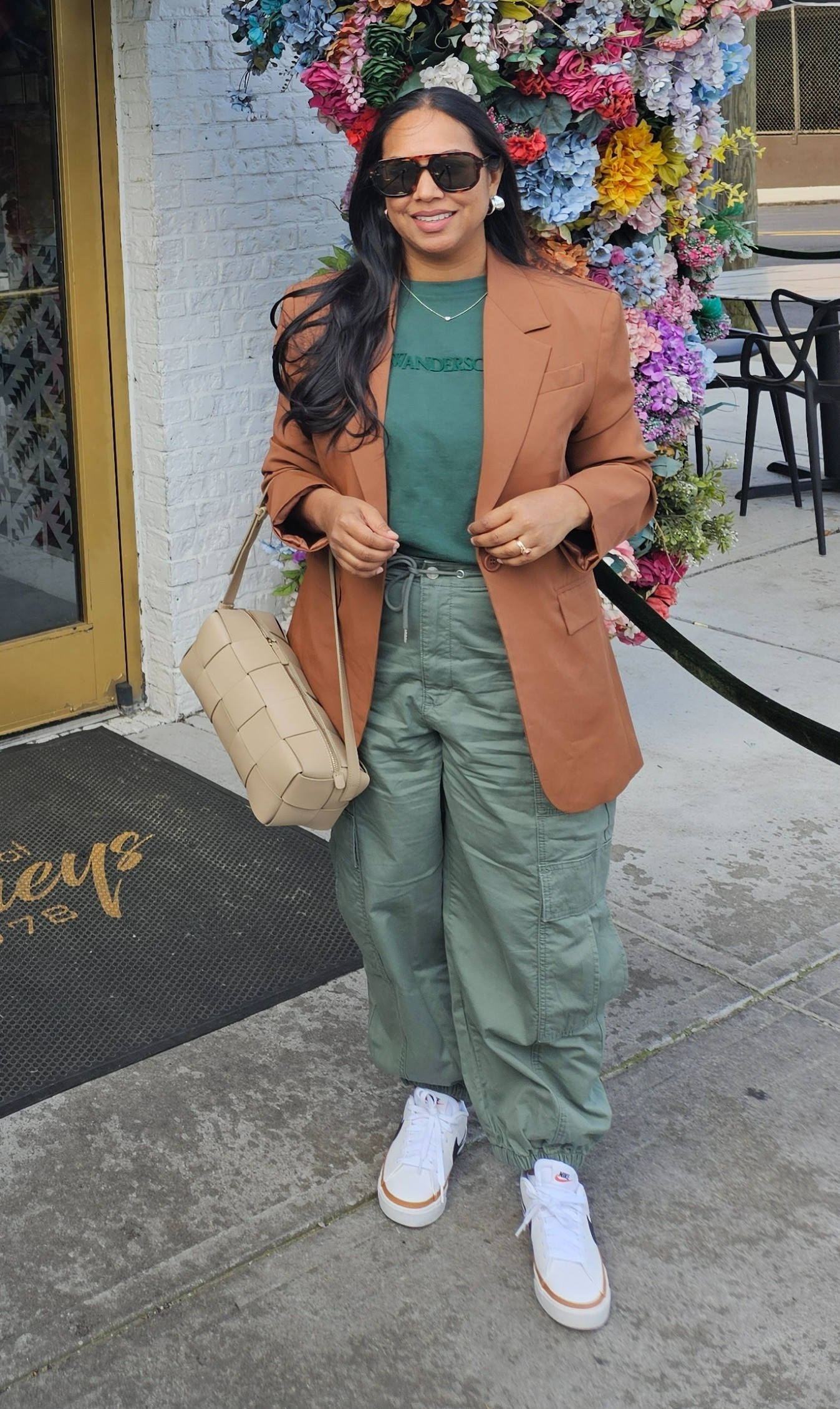 Easy casual look with these barrel leg joggers! 

#LTKootd #LTKOver40 #LTKPetite